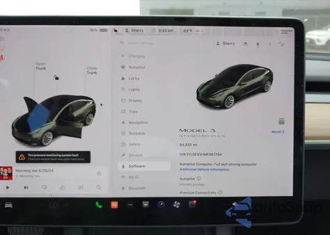 2021 Tesla Model 3 Standard Range Plus Rear-Wheel Drive from USA, damaged, VIN 5YJ3E1EA1MF067784